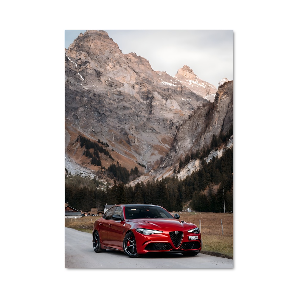 Poster Alfa Romeo : Évasion Rouge